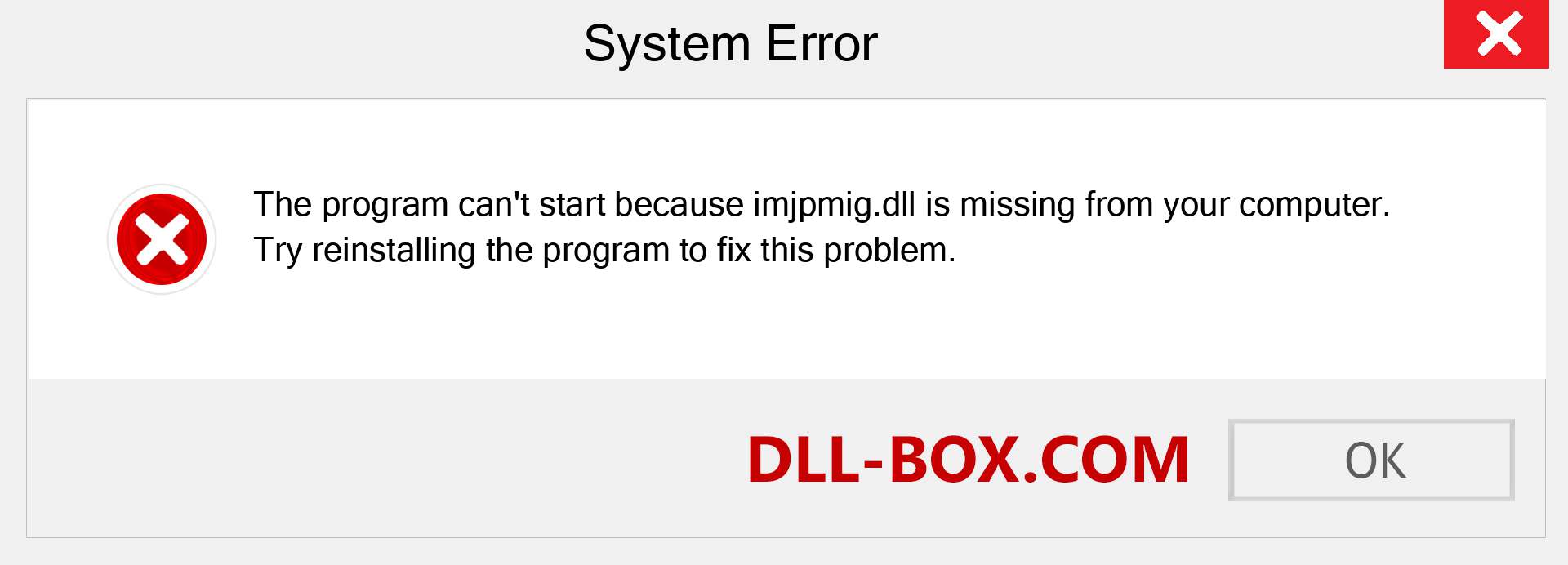  imjpmig.dll file is missing?. Download for Windows 7, 8, 10 - Fix  imjpmig dll Missing Error on Windows, photos, images